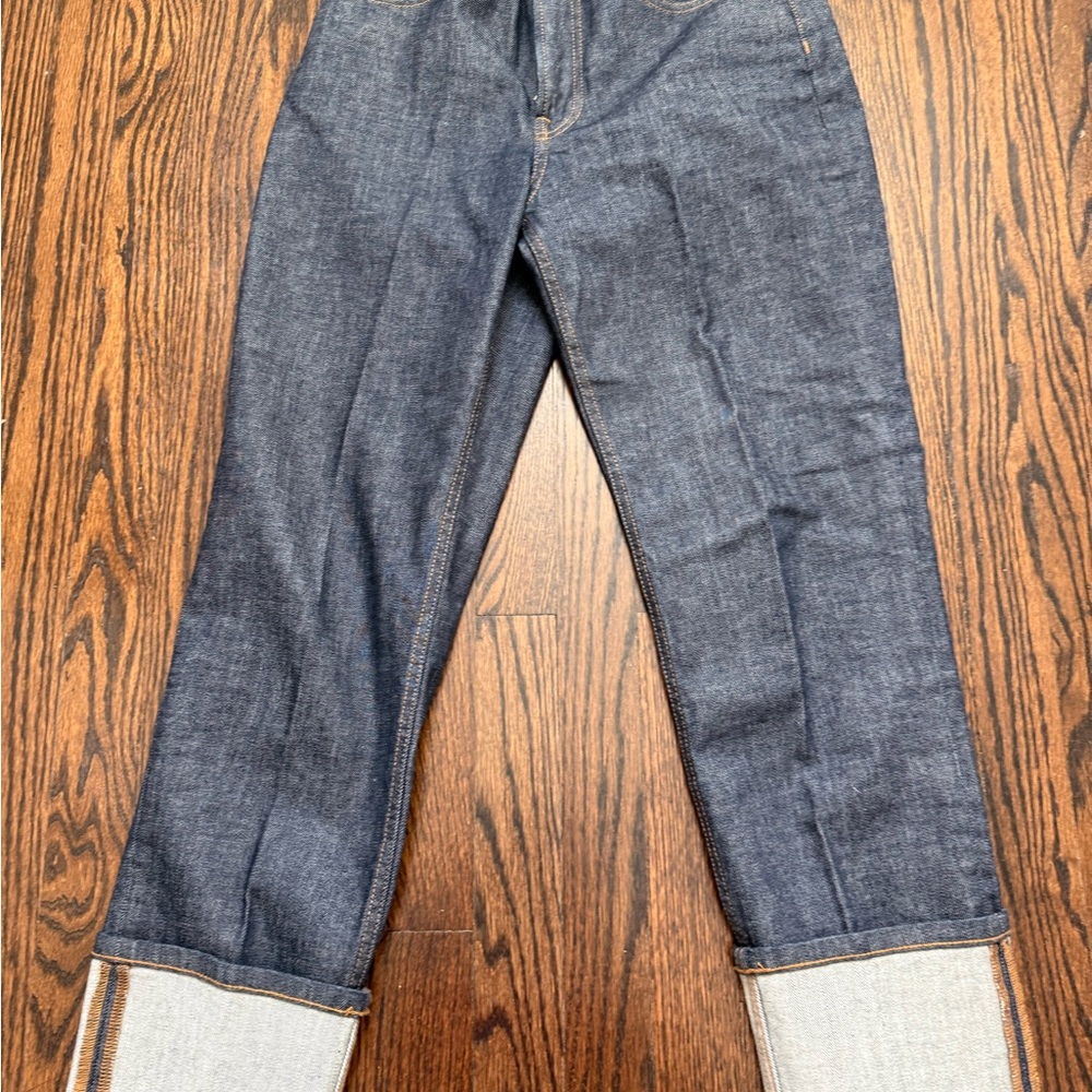 Everlane The high rise straight leg Jean 30 in to cuff inseam